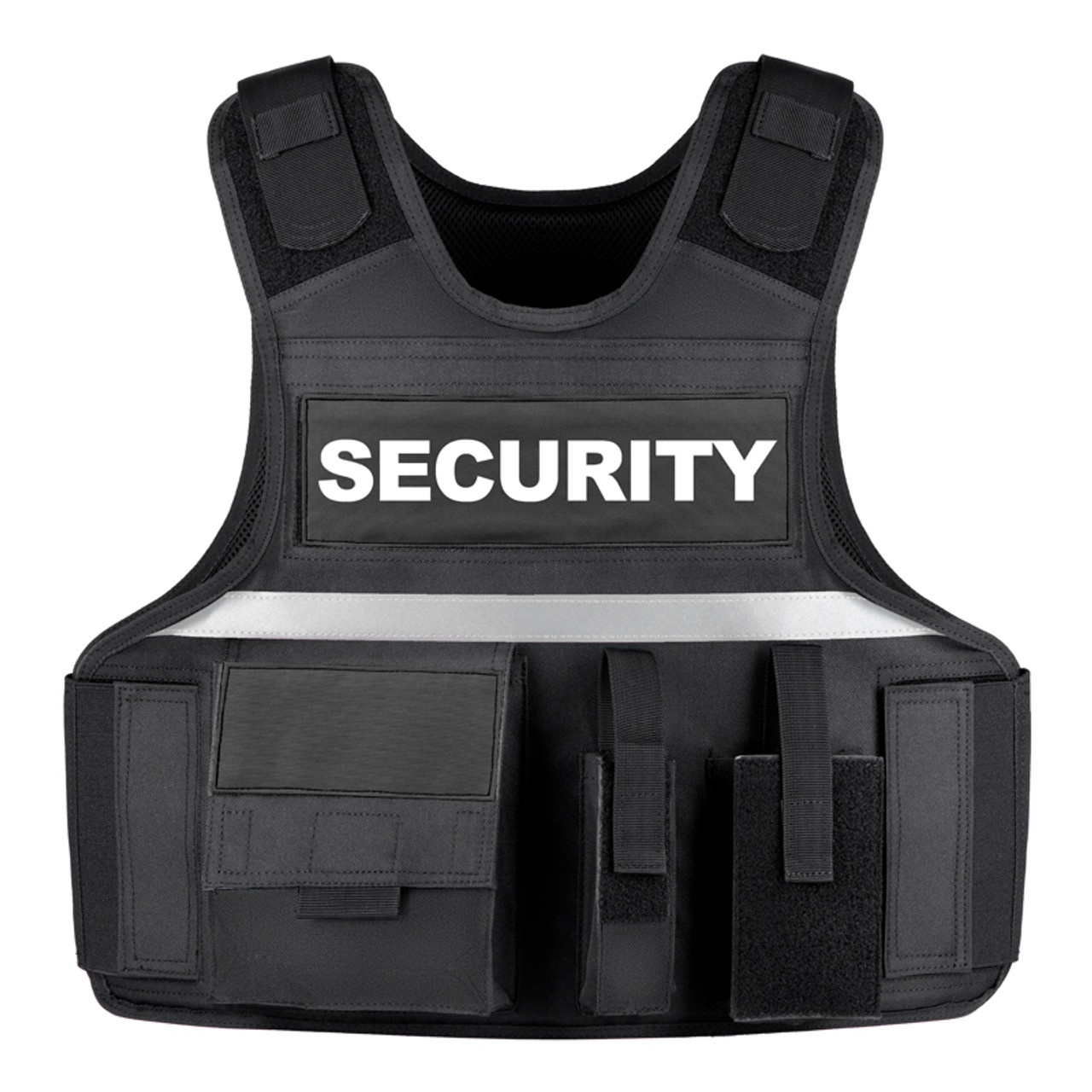 Black Security Vest