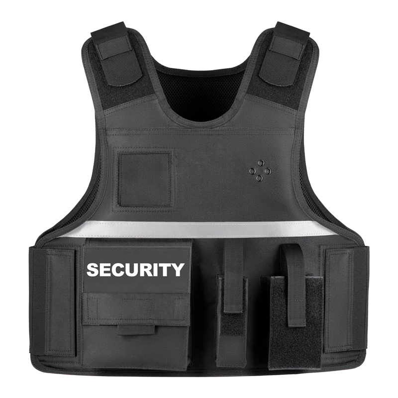 Black Security Vest Alternate